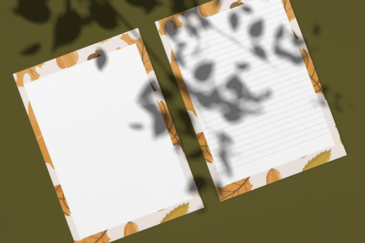 Printable Fall 106 Stationery