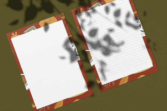 Printable Fall 107 Stationery