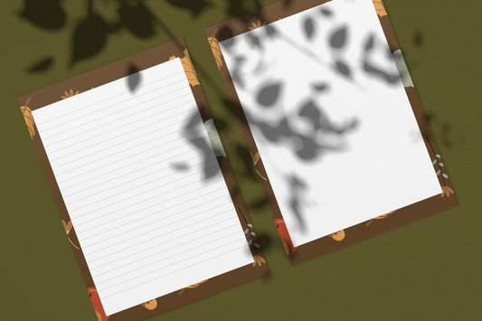 Printable Fall 110 Stationery