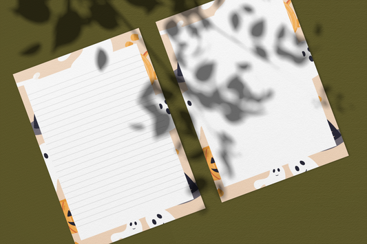 Printable Halloween 101 Stationery