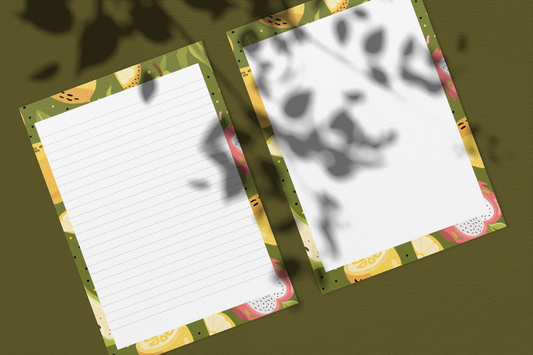 Printable Summer 107 Stationery