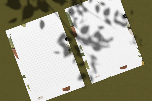 Printable Summer 108 Stationery