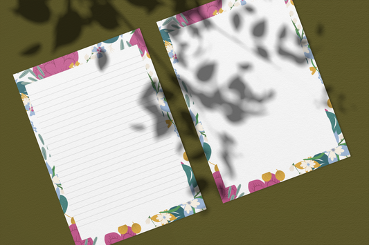 Printable Spring 101 Stationery