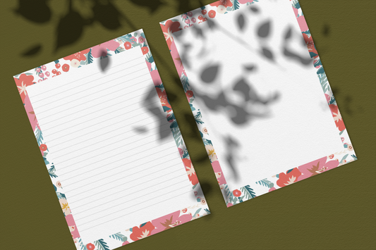 Printable Spring 102 Stationery