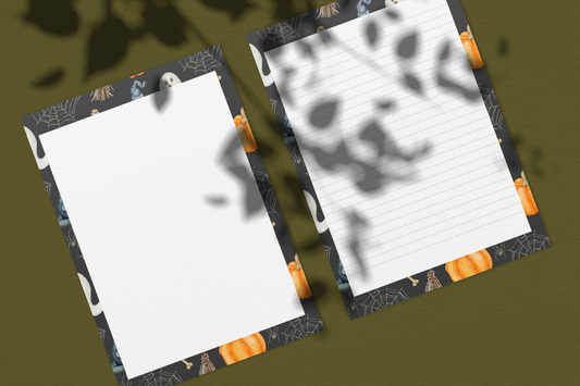 Halloween Spirit Stationery Printable