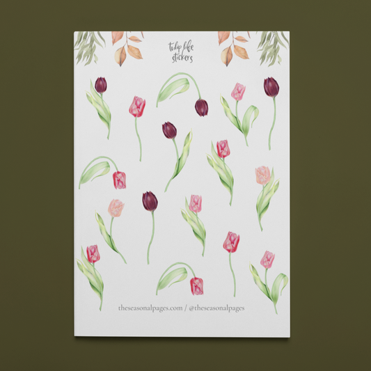 Printable Tulip Life Sticker Set
