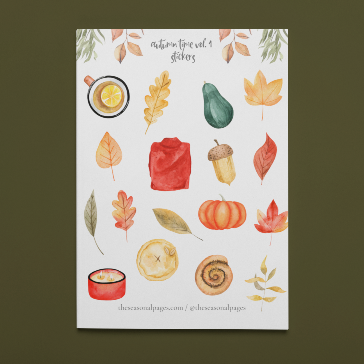 Printable Autumn Time Vol. 1 Sticker Set