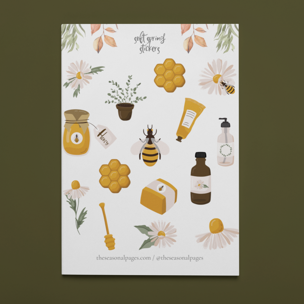 Colorable Stickers Spring Printable Soft Spring Sticker Set – The Seasonal Pages