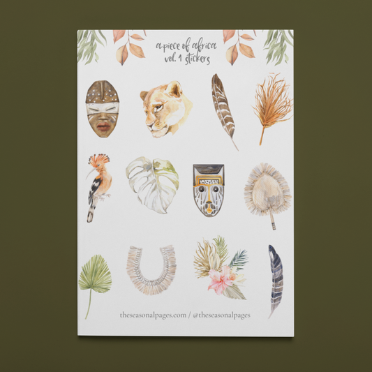 Printable A Piece Of Africa Vol. 1 Sticker Set