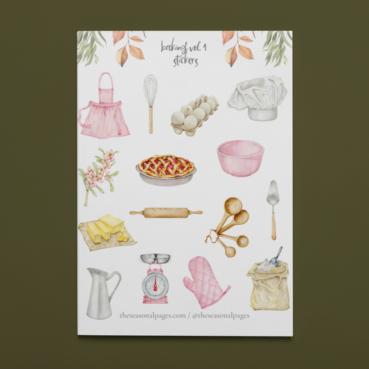 Printable Baking Vol. 1 Sticker Set