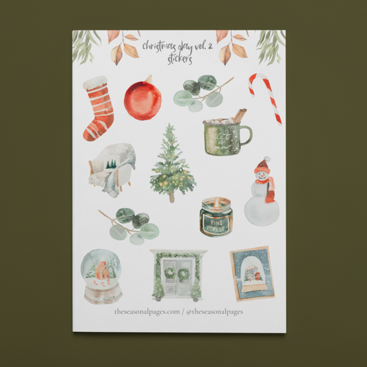 Printable Christmas Day Vol. 2 Sticker Set