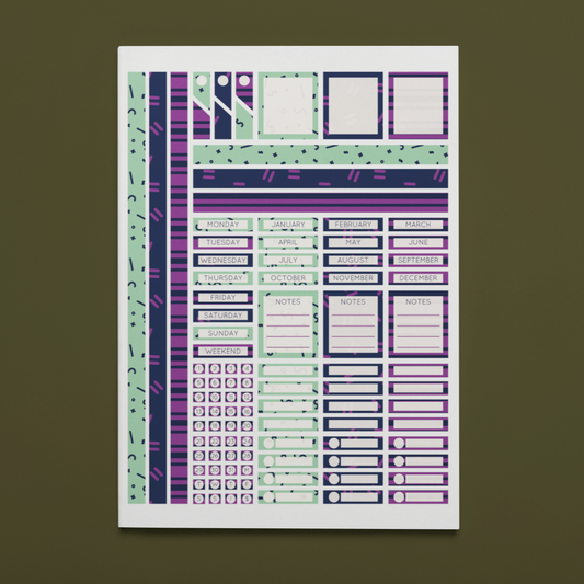 Printable The Clever Attitude Planner Sticker Set