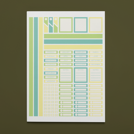 Printable Fresh Twist Sticker Set