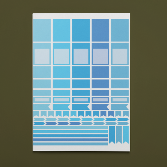 Printable Blue Planner Sticker Set