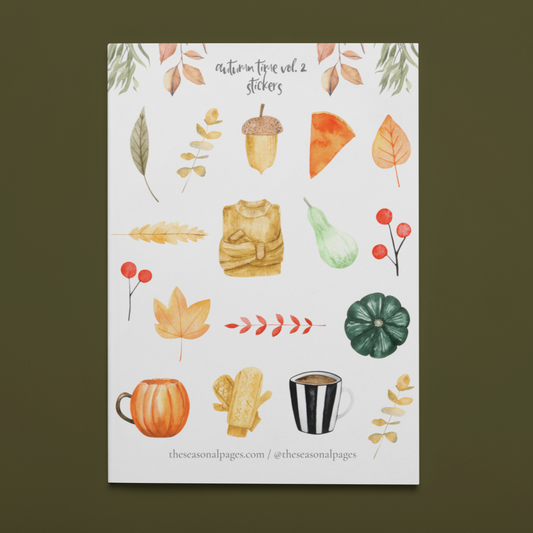 Printable Autumn Time Vol. 2 Sticker Set