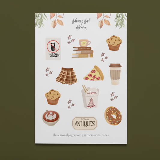 Printable Gilmore Girls Sticker Set