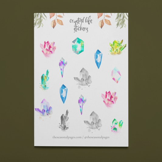 Printable Crystal Life Sticker Set