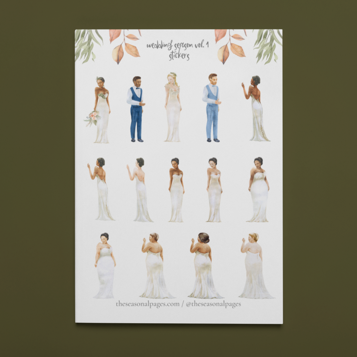 Printable Wedding Season Vol. 1 Sticker Set