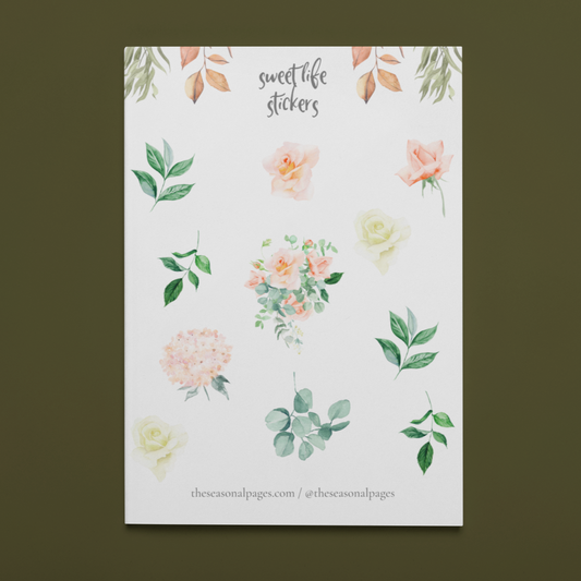 Printable Sweet Life Sticker Set