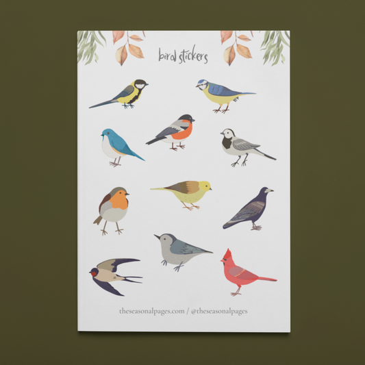Printable Bird Vol.1 Sticker Set