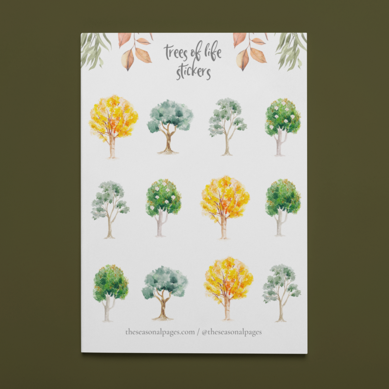 Printable Tree Of Life Sticker Set