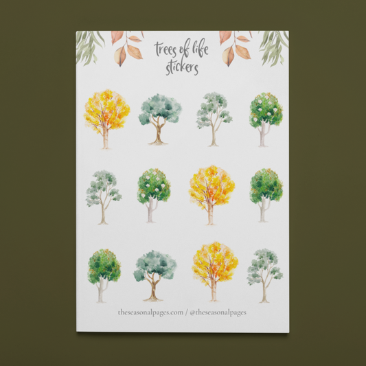 Printable Tree Of Life Sticker Set