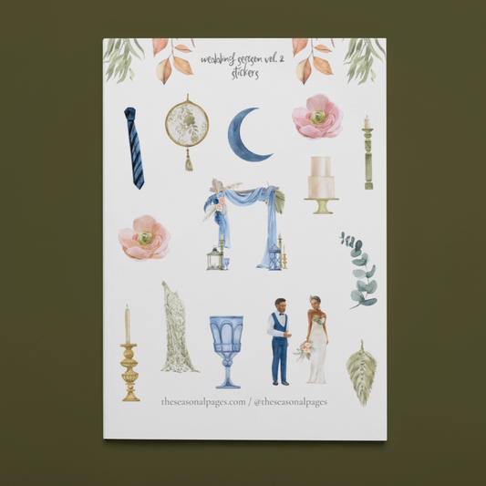 Printable Wedding Season Vol. 2 Sticker Set