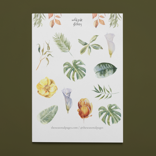 Printable Wild Side Sticker Set