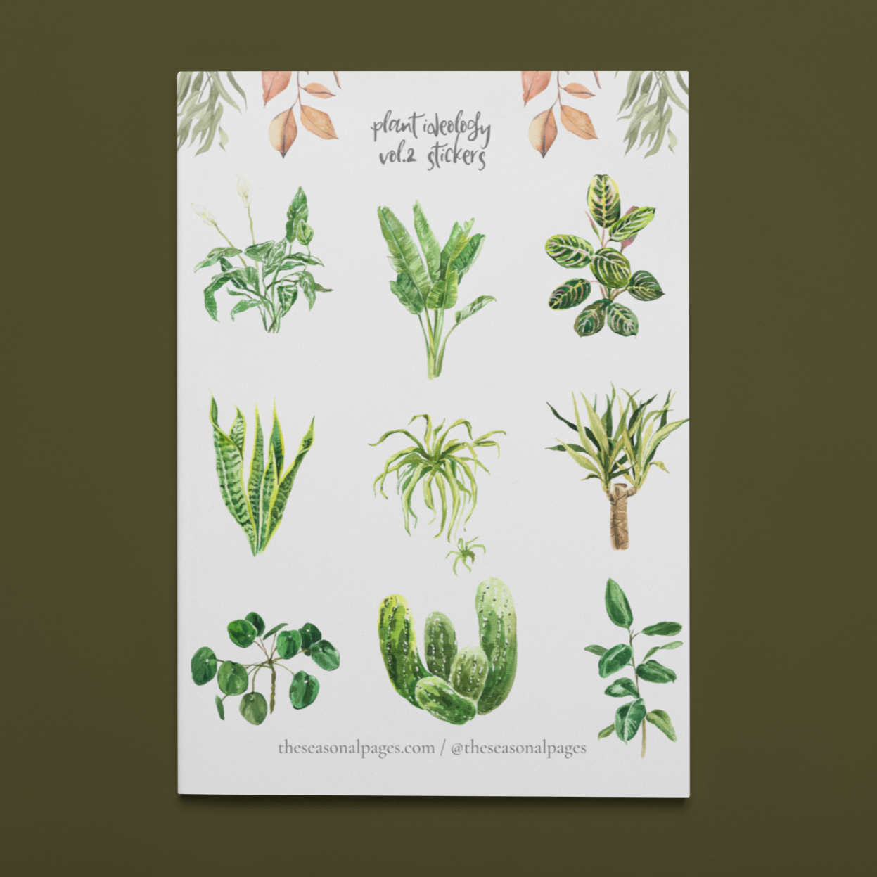 Printable Plant Ideology Vol.2 Sticker Set