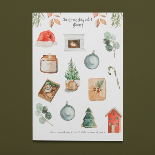 Printable Christmas Day Vol. 1 Sticker Set