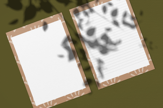 Printable Fall 105 Stationery